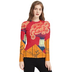 Flowers Abstract Art Painting Women s Long Sleeve Rash Guard by 99art