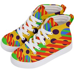 Background Graphic Beautiful Wallpaper Kids  Hi-top Skate Sneakers by 99art