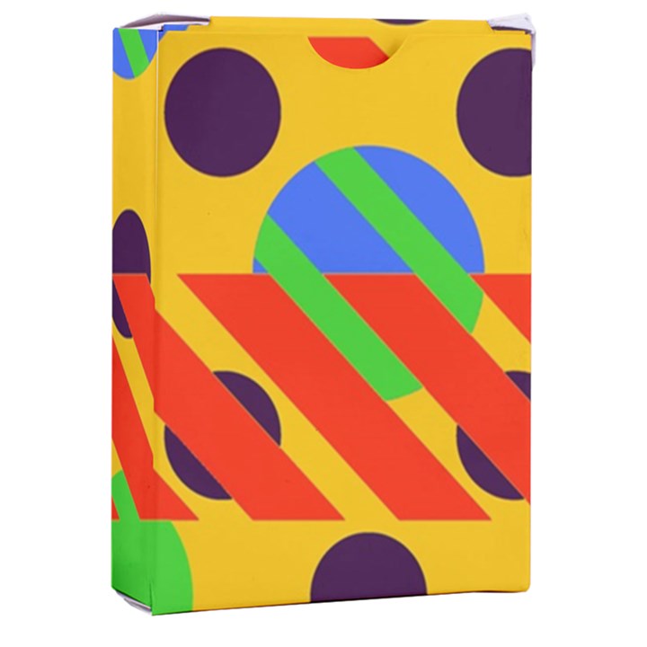 Background Graphic Beautiful Wallpaper Playing Cards Single Design (Rectangle) with Custom Box