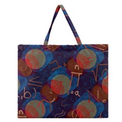 Background Graphic Beautiful Zipper Large Tote Bag by 99art