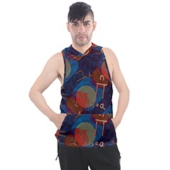 Background Graphic Beautiful Men s Sleeveless Hoodie by 99art