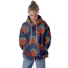 Background Graphic Beautiful Kids  Oversized Hoodie