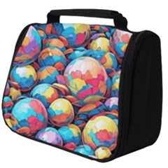 Pattern Seamless Balls Colorful Rainbow Colors Full Print Travel Pouch (big) by 99art