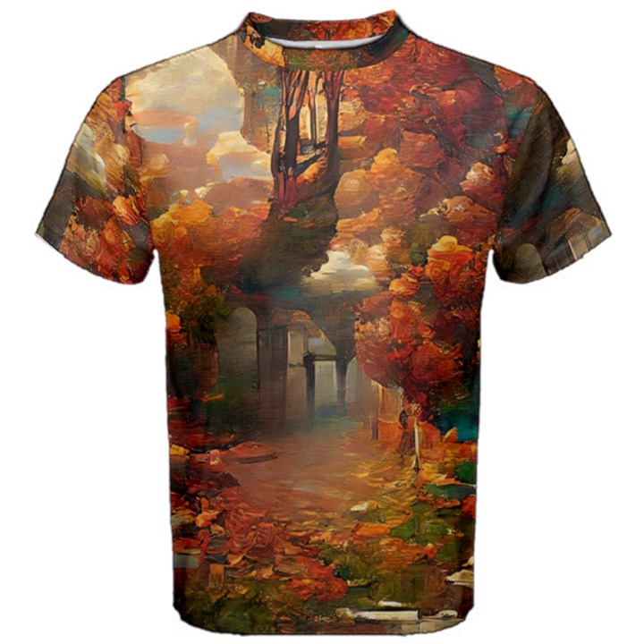 Collage Art Ai Wow Awesome Men s Cotton Tee