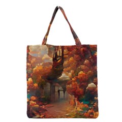 Collage Art Ai Wow Awesome Grocery Tote Bag by 99art