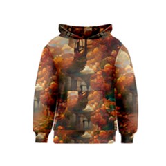 Collage Art Ai Wow Awesome Kids  Pullover Hoodie