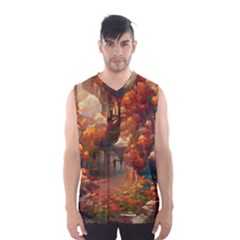 Collage Art Ai Wow Awesome Men s Basketball Tank Top by 99art