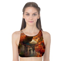 Collage Art Ai Wow Awesome Tank Bikini Top by 99art