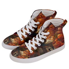 Collage Art Ai Wow Awesome Women s Hi-top Skate Sneakers by 99art