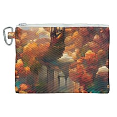 Collage Art Ai Wow Awesome Canvas Cosmetic Bag (xl) by 99art