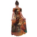 Collage Art Ai Wow Awesome Off Shoulder Open Front Chiffon Dress View2