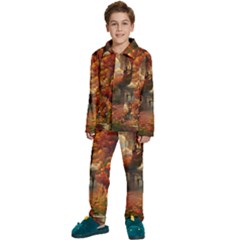 Collage Art Ai Wow Awesome Kids  Long Sleeve Velvet Pajamas Set by 99art