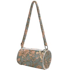 Art Nouveau Vintage Retro Pattern Floral Mini Cylinder Bag by 99art