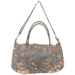 Art Nouveau Vintage Retro Pattern Floral Removable Strap Handbag by 99art