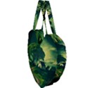 Landscape Scenery Nature Artwork Giant Heart Shaped Tote View3