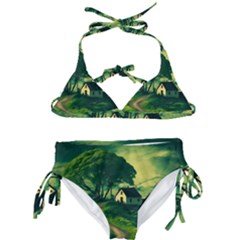 Landscape Scenery Nature Artwork Kids  Classic Bikini Set by 99art