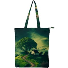 Landscape Scenery Nature Artwork Double Zip Up Tote Bag by 99art