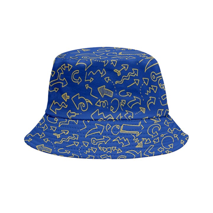 Arrows Doodles Drawing Background Sketch Direction Bucket Hat