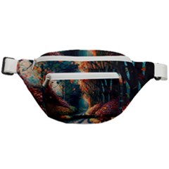 Forest Autumn Fall Painting Fanny Pack by 99art