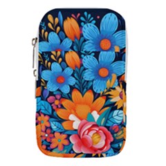 Flowers Bloom Spring Colorful Artwork Decoration Waist Pouch (small) by 99art