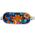 Flowers Bloom Spring Colorful Artwork Decoration Rounded Waist Pouch View2