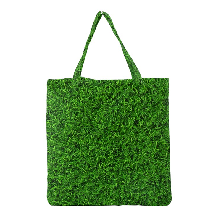 Green Grass Texture Summer Grocery Tote Bag