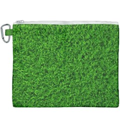 Green Grass Texture Summer Canvas Cosmetic Bag (xxxl) by 99art