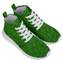 Green Grass Texture Summer Women s Lightweight High Top Sneakers View3