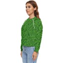 Green Grass Texture Summer Women s Long Sleeve Raglan Tee View2