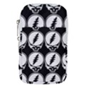 Black And White Deadhead Grateful Dead Steal Your Face Pattern Waist Pouch (Small) View1