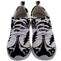 Black And White Deadhead Grateful Dead Steal Your Face Pattern Mens Athletic Shoes View1