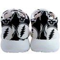 Black And White Deadhead Grateful Dead Steal Your Face Pattern Mens Athletic Shoes View4