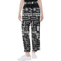 Music Pattern Black White Women s Pants  by 99art