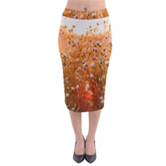 Late Afternoon Midi Pencil Skirt