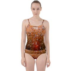 Late Afternoon Cut Out Top Tankini Set by artworkshop