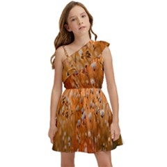 Late Afternoon Kids  One Shoulder Party Dress by artworkshop