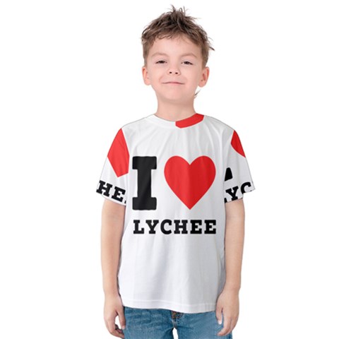 I Love Lychee  Kids  Cotton Tee by ilovewhateva