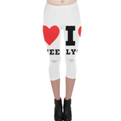 I Love Lychee  Capri Leggings  by ilovewhateva