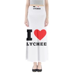 I Love Lychee  Full Length Maxi Skirt by ilovewhateva