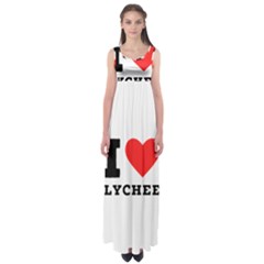 I Love Lychee  Empire Waist Maxi Dress by ilovewhateva