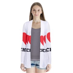 I Love Lychee  Drape Collar Cardigan by ilovewhateva