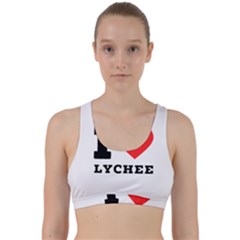 I Love Lychee  Back Weave Sports Bra by ilovewhateva