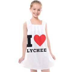 I Love Lychee  Kids  Cross Back Dress by ilovewhateva