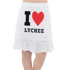 I Love Lychee  Fishtail Chiffon Skirt by ilovewhateva