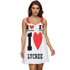 I Love Lychee  Ruffle Strap Babydoll Chiffon Dress by ilovewhateva