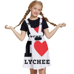 I Love Lychee  Kids  Apron Dress by ilovewhateva