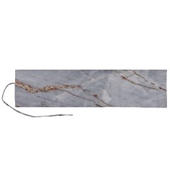 Gray Light Marble Stone Texture Background Roll Up Canvas Pencil Holder (l) by Vaneshart