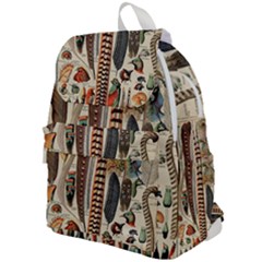 Feathers Birds Vintage Art Top Flap Backpack by Vaneshart