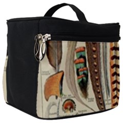 Feathers Birds Vintage Art Make Up Travel Bag (big) by Vaneshart