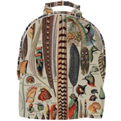 Feathers Birds Vintage Art Mini Full Print Backpack by Vaneshart